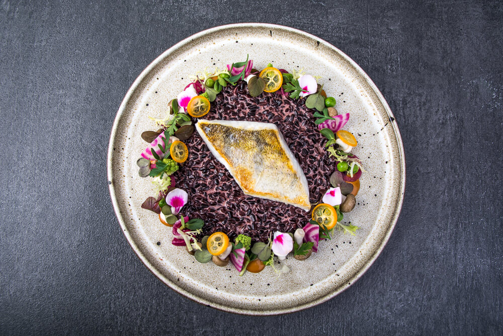 Risotto z czarnego ryżu ze smażonym sandaczem - blog gastronomiczny Bidfood Farutex